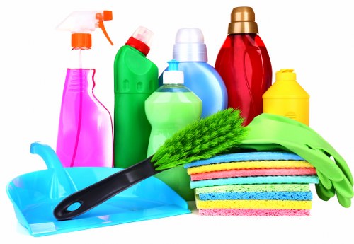 Carpet cleaning team using sustainable waste sorting and recycling practices in Paddington