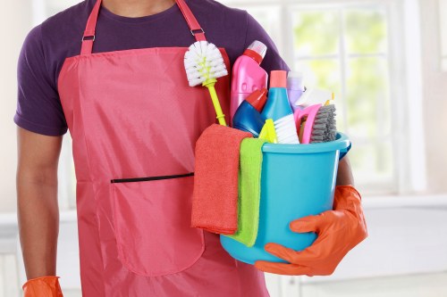 Professional carpet cleaner in Paddington using deep cleaning equipment
