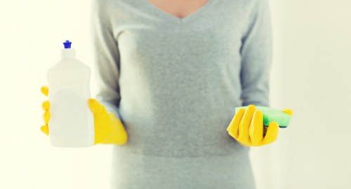 Low-waste carpet cleaning materials and borough-style waste separation guidance in Paddington